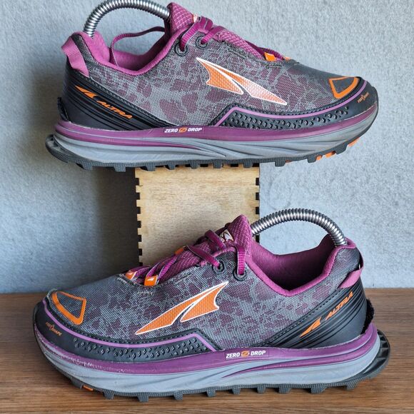 Altra Timp Trail Running Shoes Women’s 7.5 Purple Cushioned Sneaker EU 38 - Picture 4 of 12